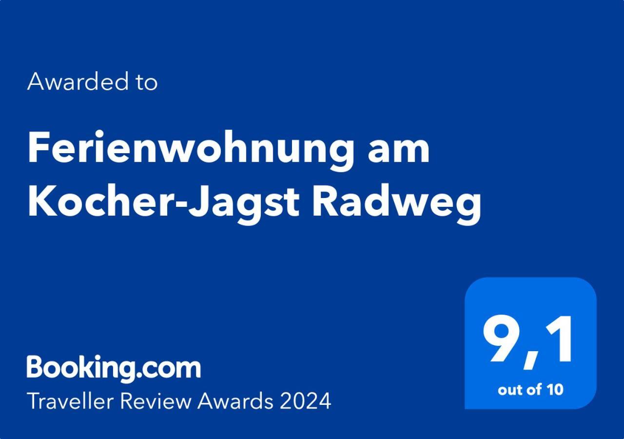 Ferienwohnung Am Kocher-Jagst Radweg Нойенштадт-ам-Кохер Экстерьер фото